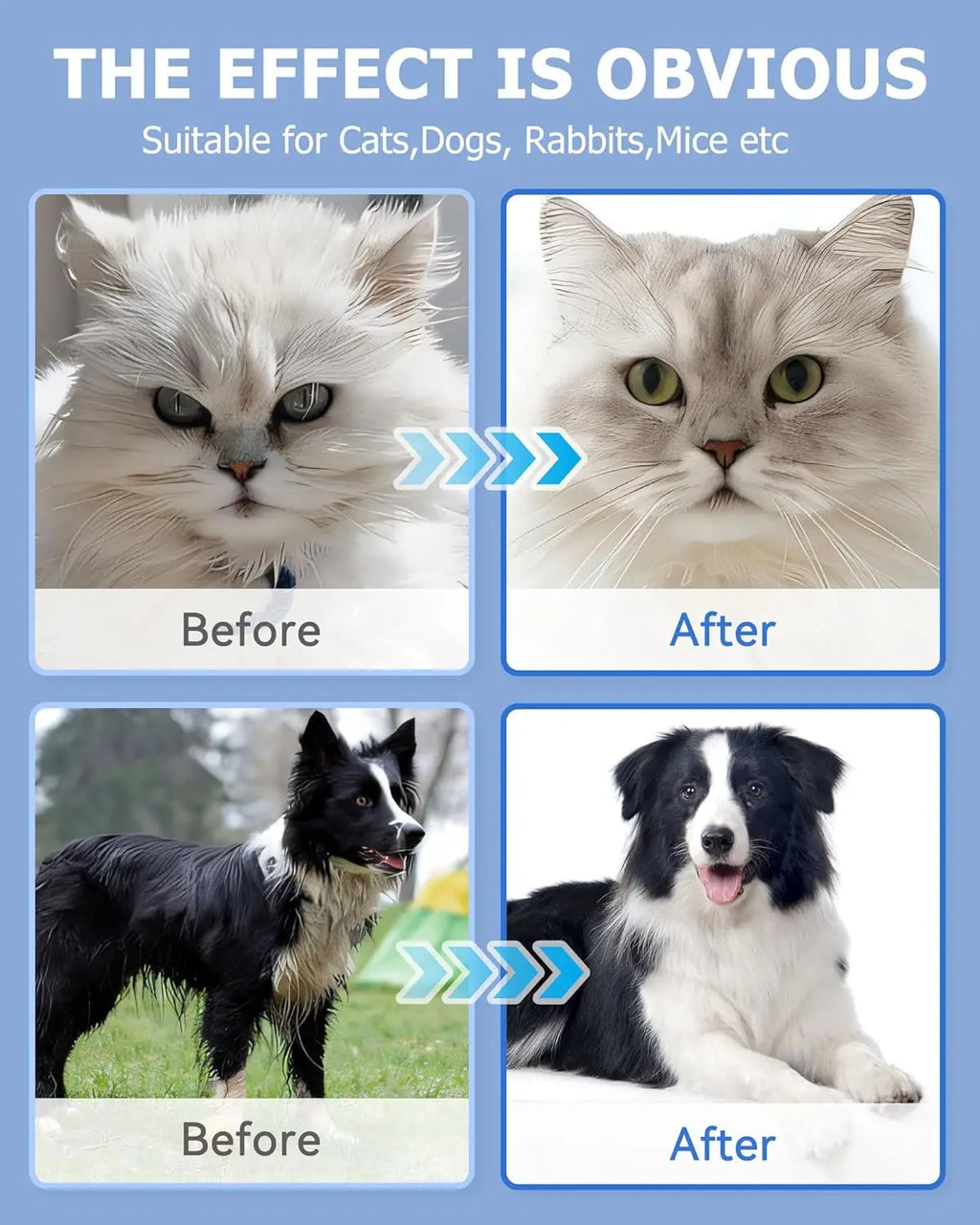 Pet cleaning gloves wipes